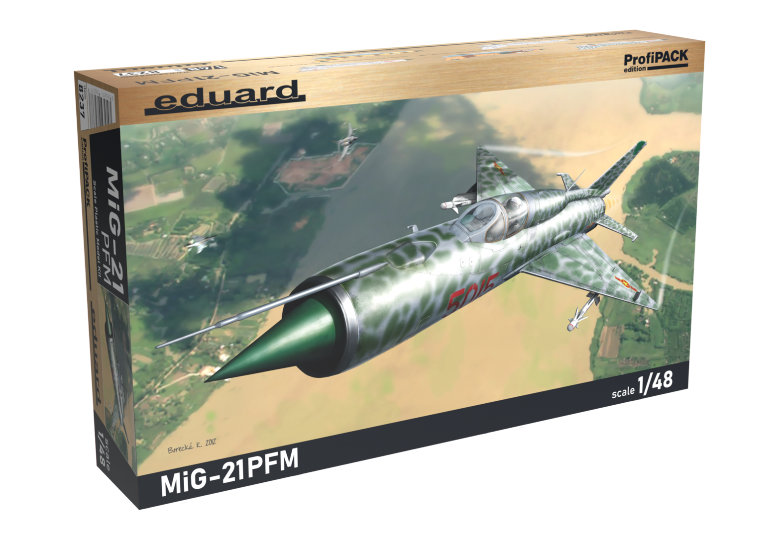 1:48 Сборная модель MiG-21PFM - 8237