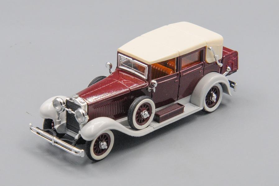 1:43 ISOTTA Fraschini 8A Cabriolet De Ville (1929) closed, dark red/white - RIO67