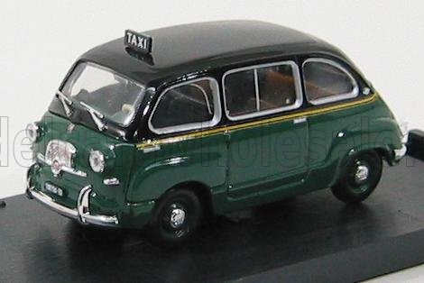 1:43 FIAT 600 MULTIPLA I SERIES TAXI TORINO (1956), GREEN BLACK - R251B