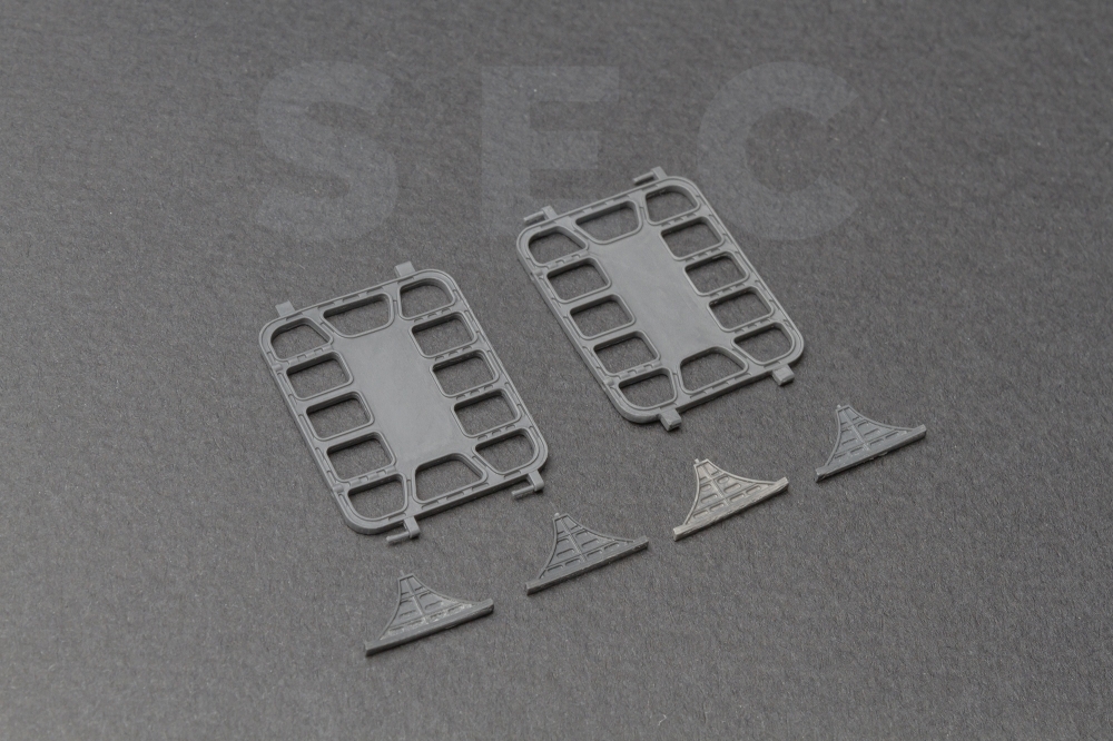 1:43 Мобильное пластиковое ограждение НГ-1200, комплект 2шт - SEC033