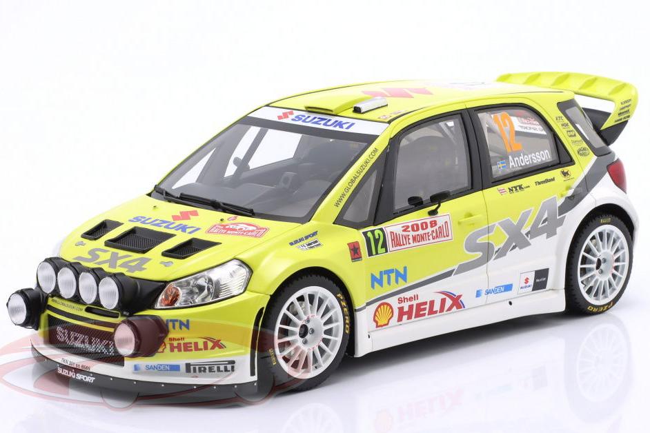 1:18 SUZUKI SX4 WRC (night version) №12 Rally Monte Carlo P-G. Andersson / J. Andersson  (2008) - OT495