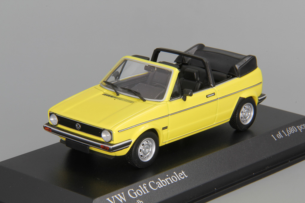 1:43 VOLKSWAGEN Golf I Cabriolet (1980), yellow - 400055130