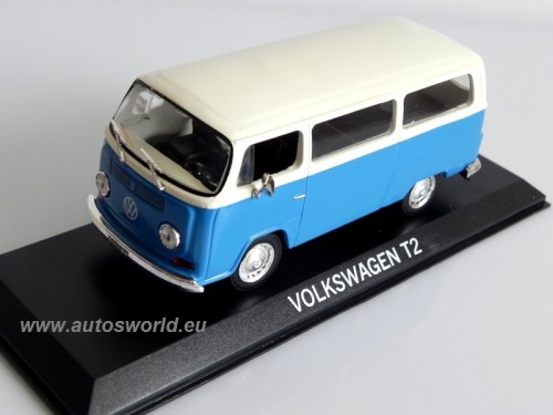 1:43 Volkswagen T2, Masini de Legenda 75, синий с белым - mas075