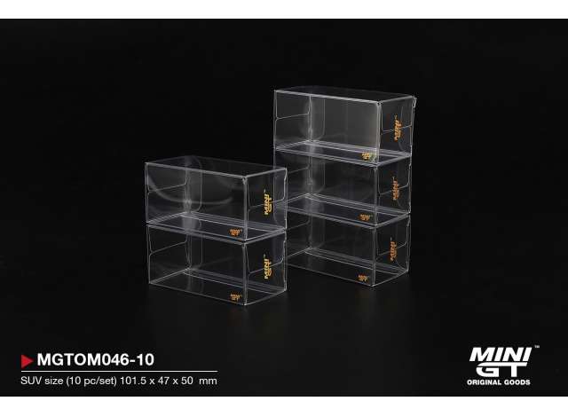 1:64 Набор защитных чехлов для коробок MINI GT, тип B, 10 шт - MGTOM046-10