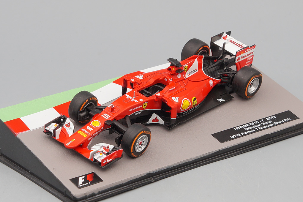 1:43 Ferrari SF15-T Себастьян Феттель (2015), Formula 1 Auto Collection 5 - F1005