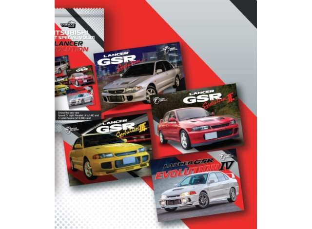 MITSUBISHI Lancer Evolution, коллекционные карточки Tarmac Cards Event Special Vol. 01 - MITE-01