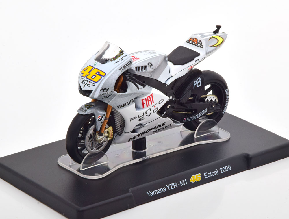 1:18 YAMAHA YZR-M1 No 46  Moto GP Estoril, Rossi (2009) - Rossi0022