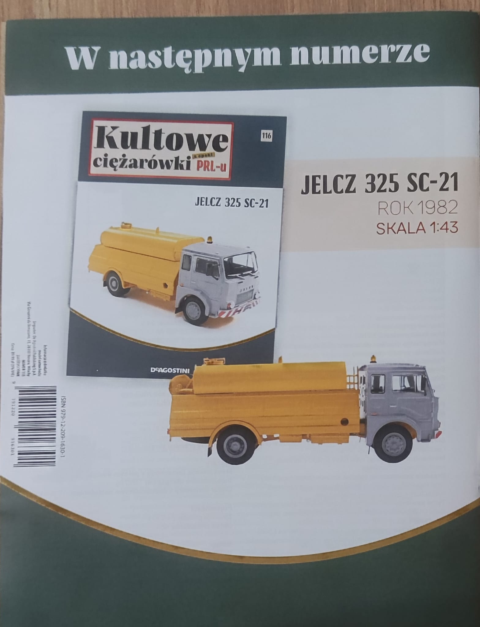 1:43 JELCZ 325 SC-21, Kultowe Ciezarowki PRL-u 116 - kulC116