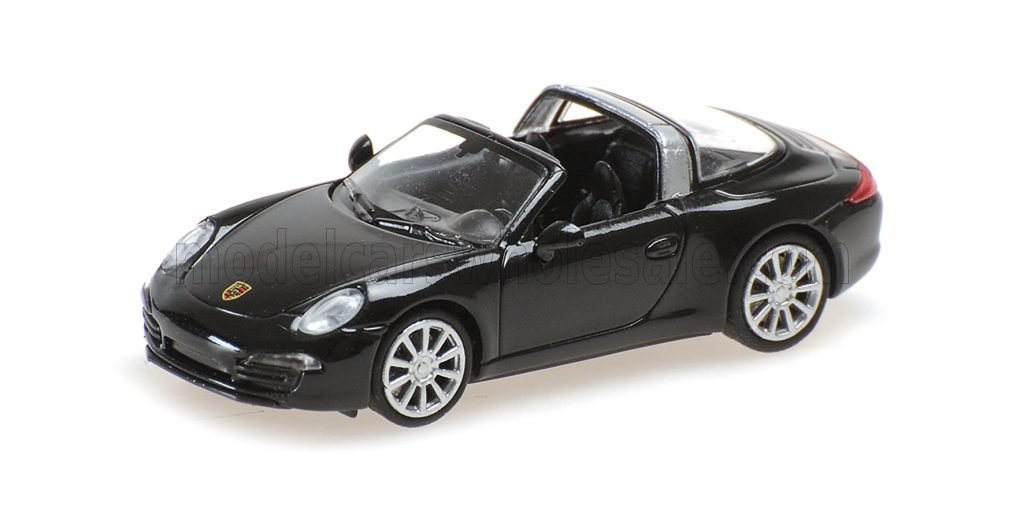 1:87 PORSCHE 911 991 Targa Cabriolet Open (2014), Black - 870068044