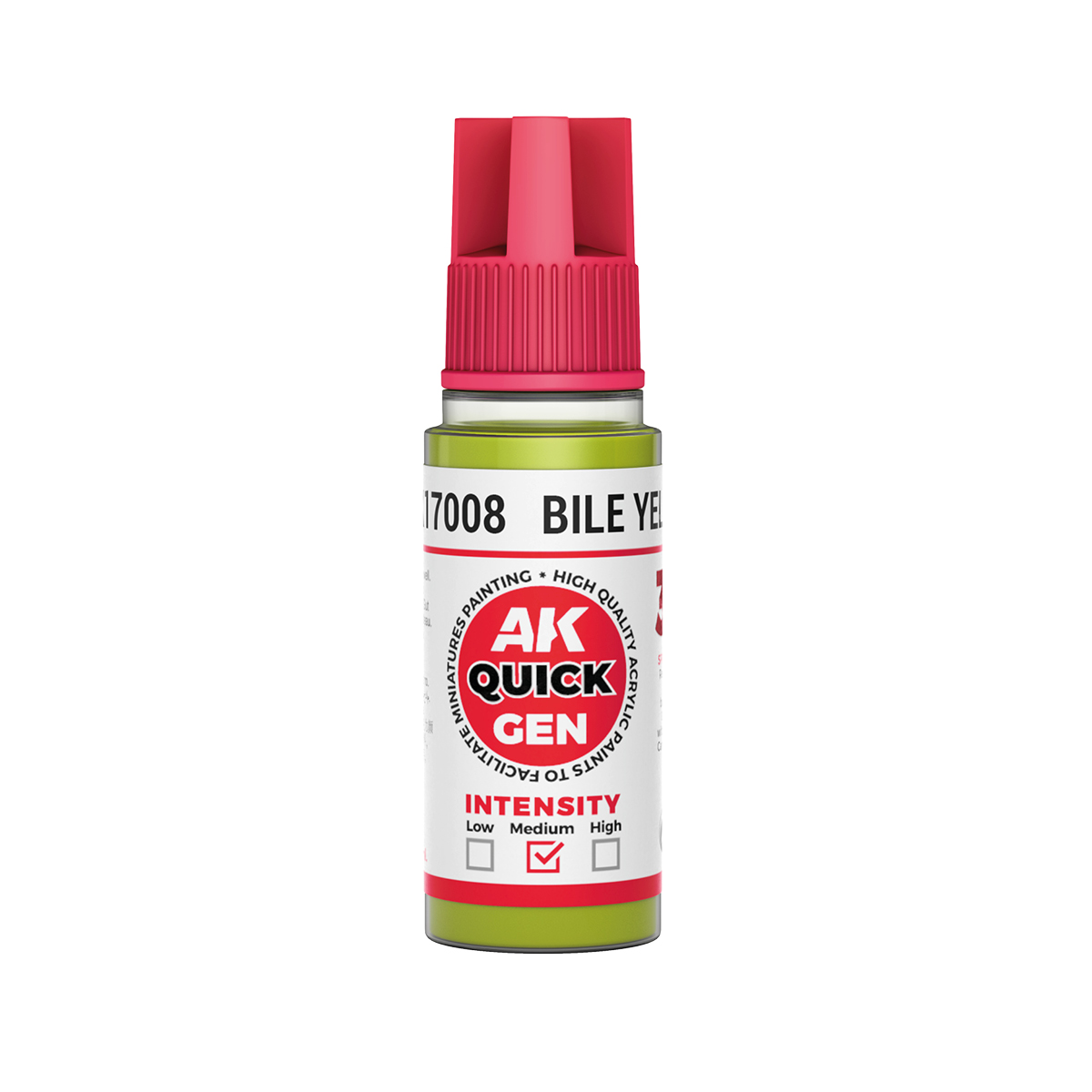Краска акриловая QUICK GEN - Жёлтая желчь / BILE YELLOW, 18 мл - AK17008