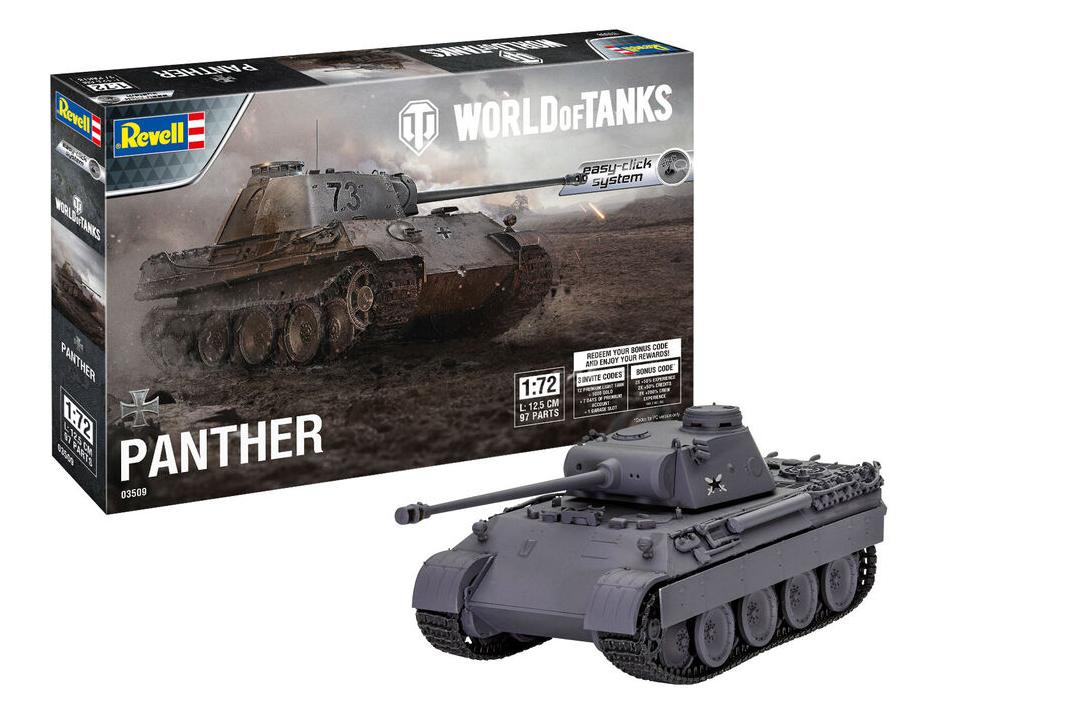 1:72 Сборная модель Panther Ausf. D 'World of Tanks' - 03509