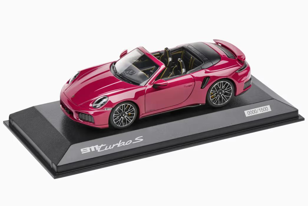 1:43 PORSCHE 911 992-2 Turbo S Cabriolet (2025), ruby star - WAP0209040TTRB