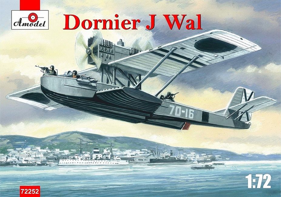 1:72 Сборная модель Немецкая летающая лодка Dornier Do J Wal (испанский вариант) - 72252