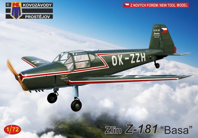 1:72 Сборная модель Самолет Zlin Z-181 - KPM0229