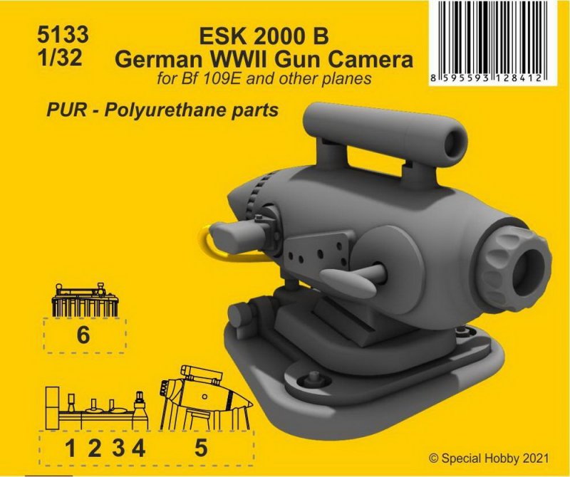 1:32 ESK 2000 B German WWII Gun Camera - 5133