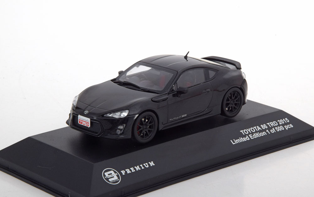 1:43 TOYOTA 86 TRD (2015), black - T9P-10032