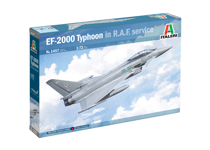 1:72 Сборная модель Самолет EF-2000 Typhoon in R.A.F. Service - 1457