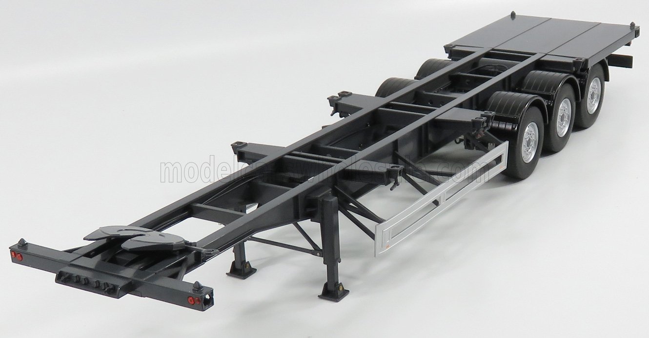 1:18 Полуприцеп контейнеровоз / Trailer Europe, dark grey silver - LX977