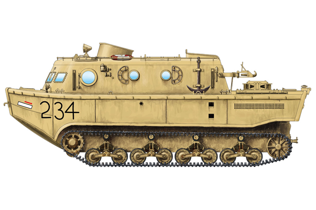 1:72 Сборная модель Fvab, German Land-Wasser-Schlepper (LWS) amphibious tractor Early production - 82918