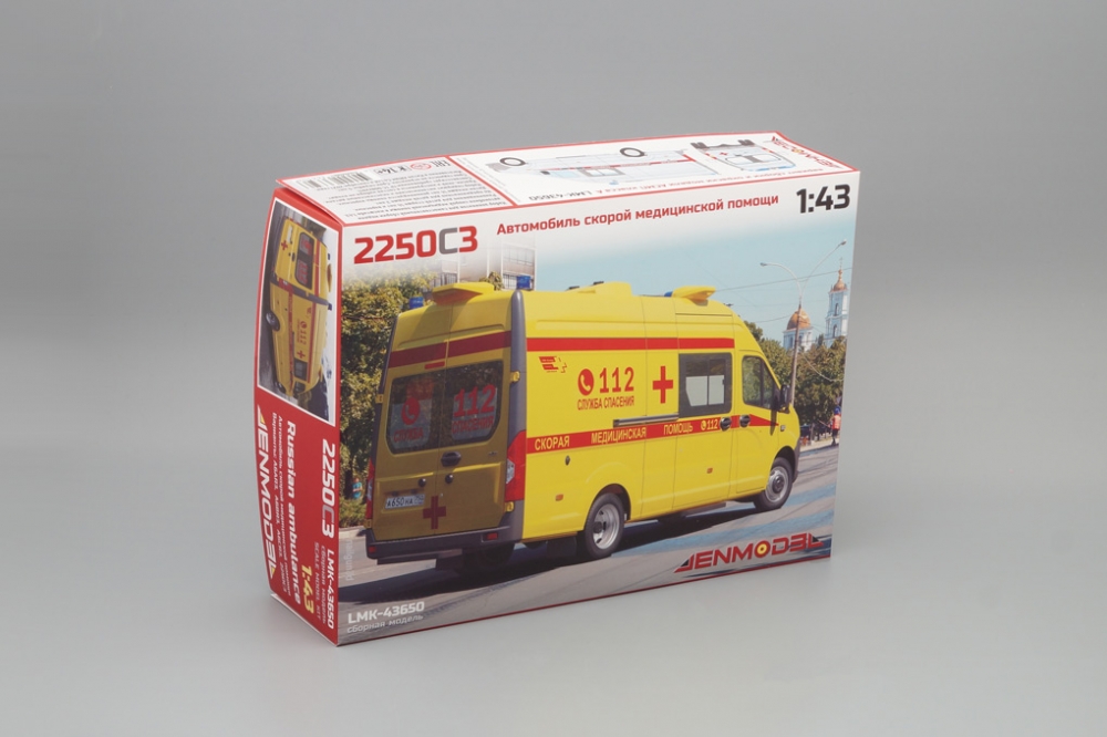 1:43 Сборная модель АСМП 2250C3 - LMK-43650