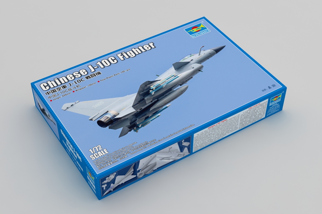1:72 (Уценка!) Сборная модель Китайский истребитель J-10C - 01698-Z1