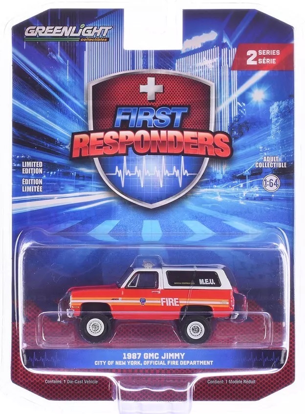 1:64 GMC Jimmy 'New York City Fire Department'(FDNY) 'Medical Equipment Unit' M.E.U. (пожарный) (1987) - 67060A
