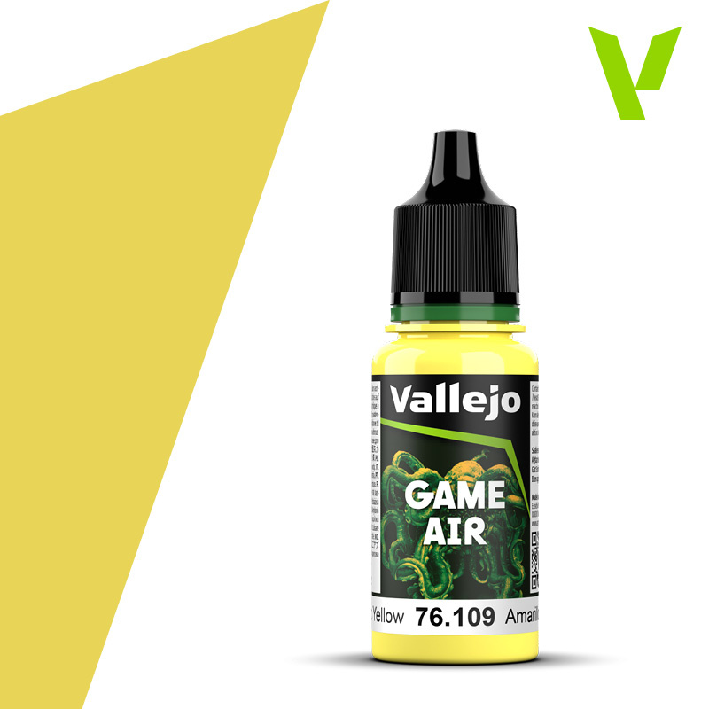 Краска акриловая Game Air Токсичный желтый / Toxic Yellow, 18мл - 76109