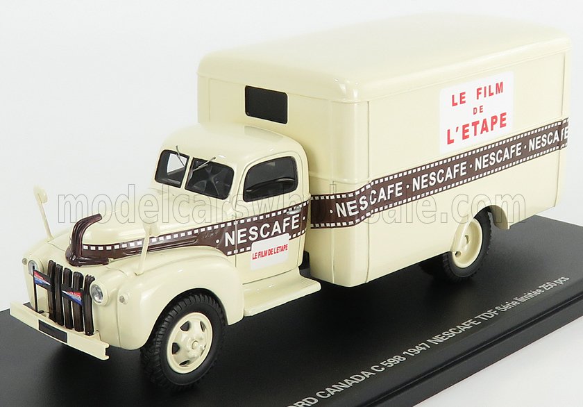 1:43 FORD Canada Truck Van Nescafe (1947), Cream Brown - PE220