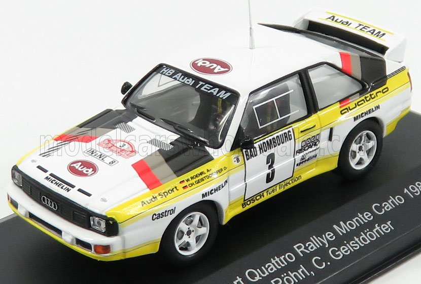 1:43 AUDI SPORT QUATTRO AUDI TEAM HB №3 2nd RALLY MONTECARLO (1985) - WRC001
