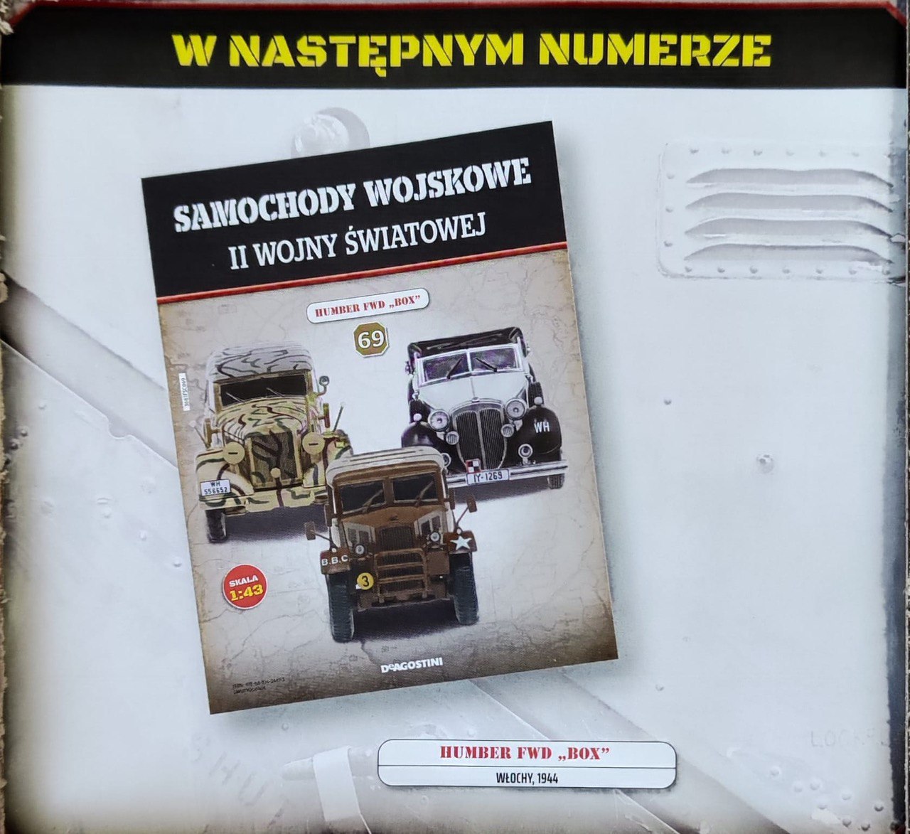 1:43 HUMBER FWD 'BOX' из серии Samochody Wojskowe Ii Wojny Światowej - SW069