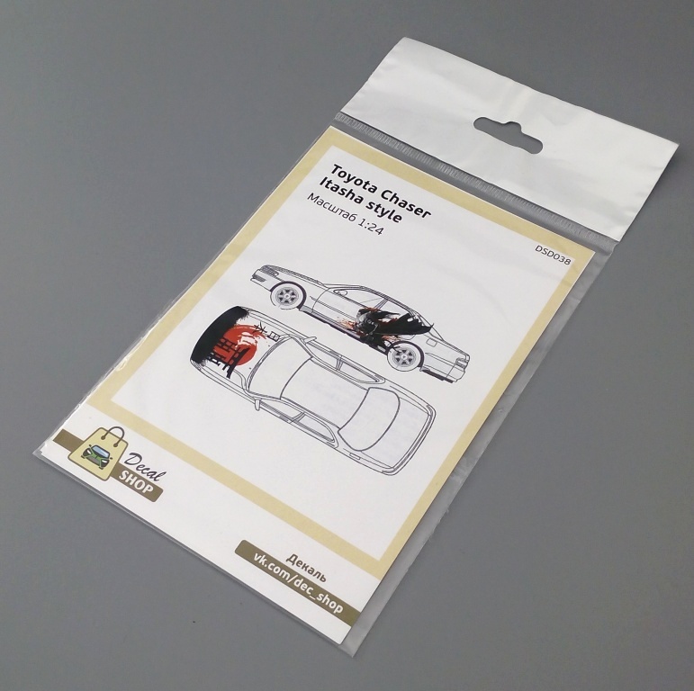 1:24 Набор декалей TOYOTA Chaser Itasha style - DSD038