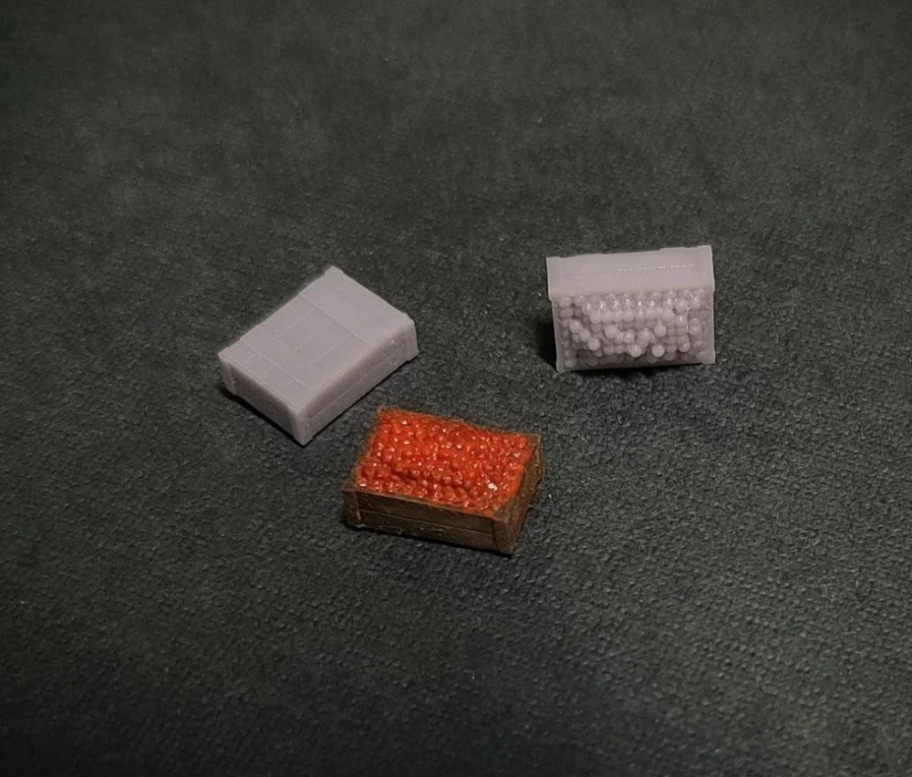 1:43 Ящик 12,5х8,5х4,5 с фруктами (3шт) - sfs1743