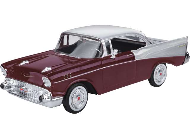1:24 CHEVROLET Bel Air Hardtop (1957), burgundy - mmax73228bg