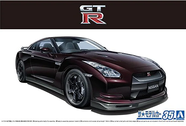 1:24 Сборная модель NISSAN R35 GT-R Spec-V 09 - 06218