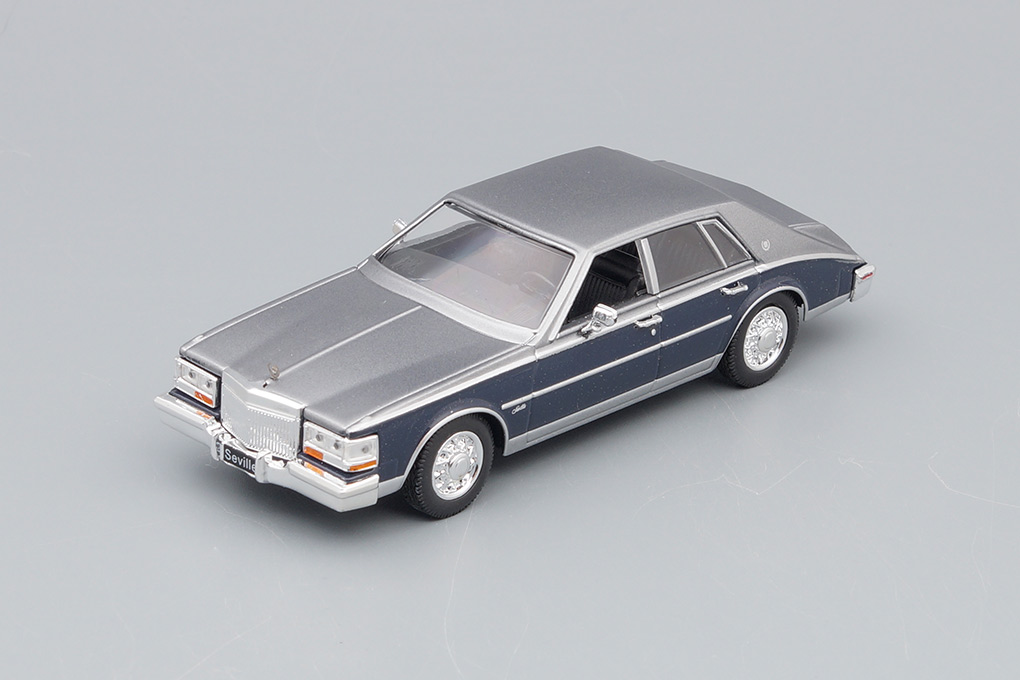 1:43 CADILLAC Seville, Автолегенды мира 1, silver / blue - ALW001