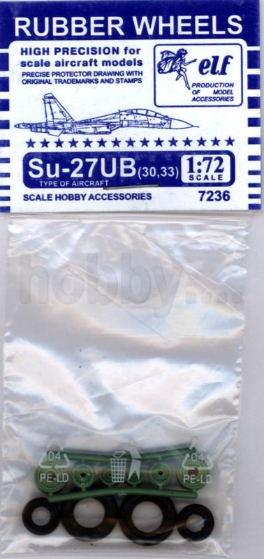 1:72 Набор шасси Су-27УБ - 7236UB