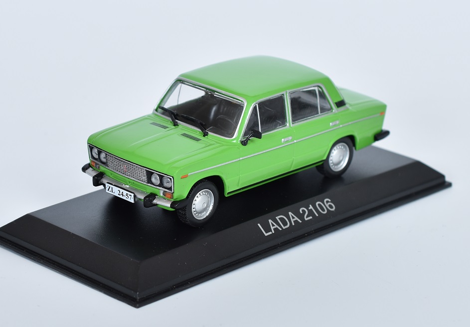 1:43 Волжский 2106, Legendarni automobily minule ery 122, зеленый - LAME122
