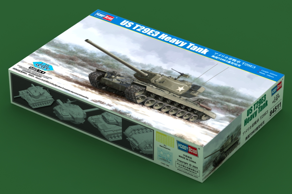 1:35 Сборная модель тяжелый танк США T29E3 - 84511