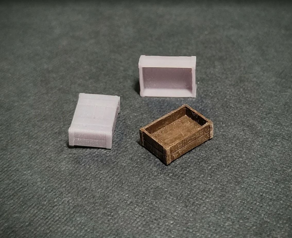 1:43 Ящик 12,5х8,5х4,5 пустой (3шт) - sfs1643