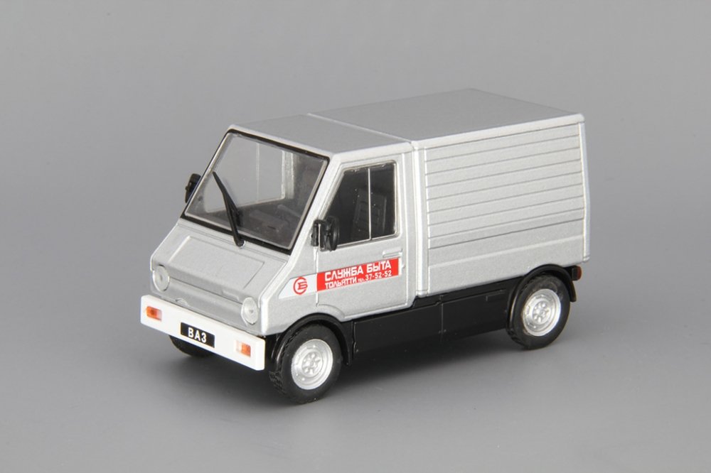 1:43 Волжский автомобиль 2702 Пони, Автолегенды СССР 146, серебристый - AL146