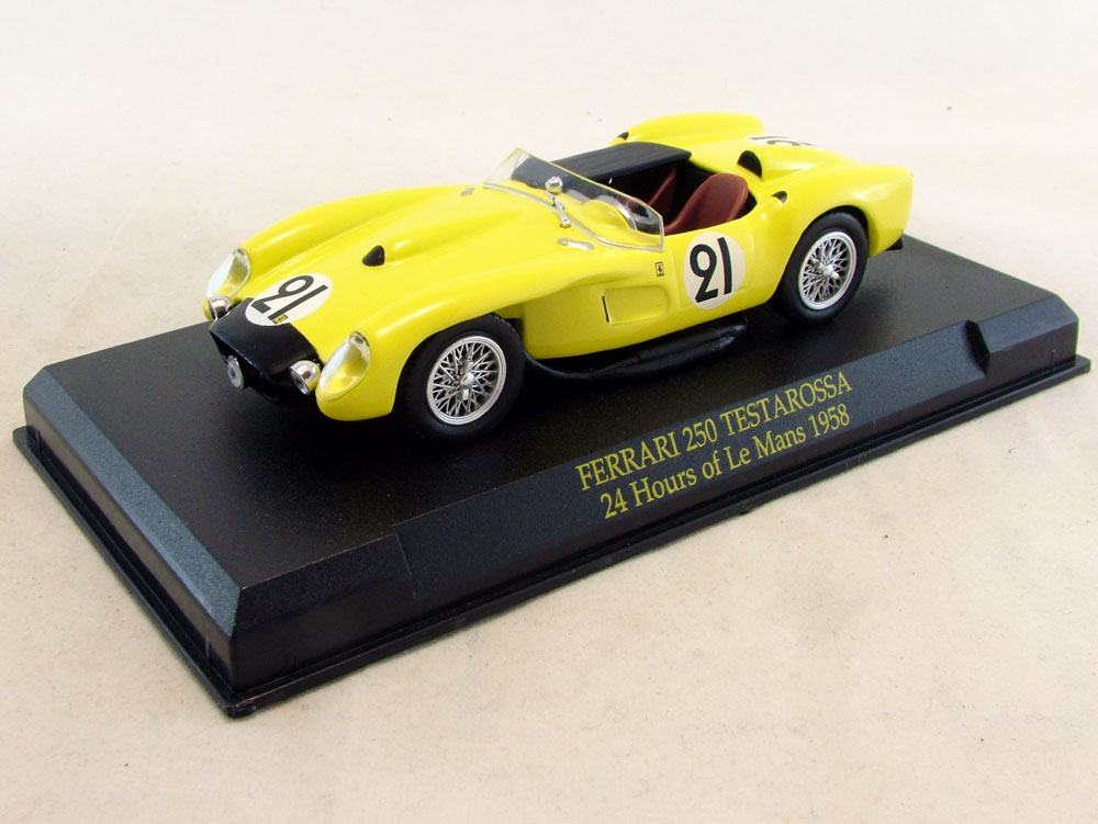 1:43 FERRARI 250 Testarossa #21 (1958), Ferrari Collection 68, желтый - FC068
