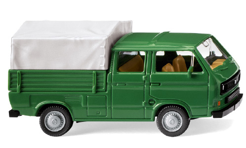 1:87 VOLKSWAGEN T3 Doppelkabin grün - WIK029309