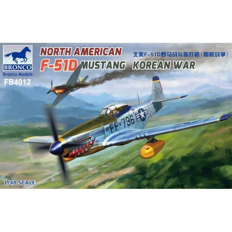 1:48 North American F-51D Mustang Korean War - FB4012