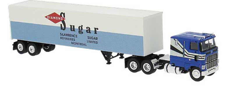 1:87 FORD CLT 9000 Diamond Sugar (1978), blue / white - 85862