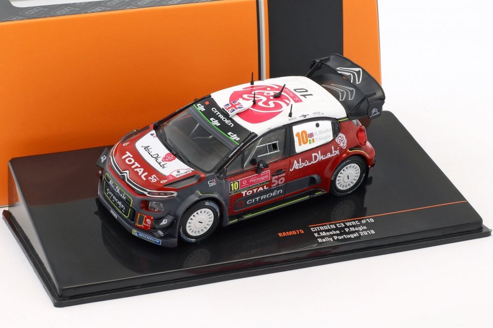 1:43 CITROEN C3 WRC #10 K.Meeke/P.Nagle Rally Portugal 2018 - RAM675