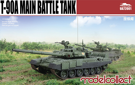1:72 Сборная модель T-90A Main Battle Tank (welded turret) - UA72001