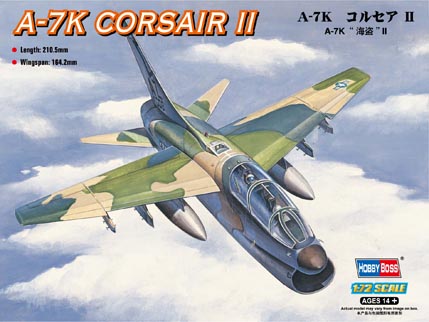 1:72 Сборная модель A-7K Corsair II - 87212