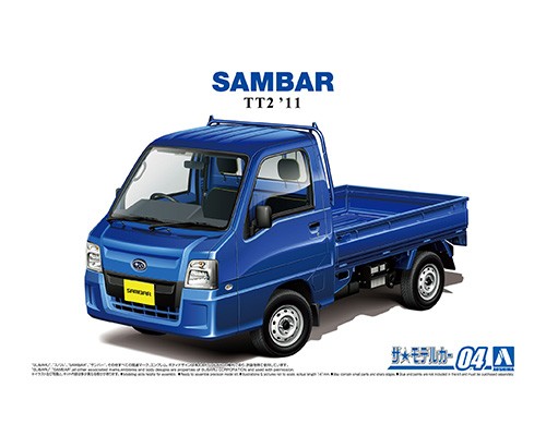 1:24 Сборная модель Subaru TT2 Sambar WR Blue Limited 11 - 05828