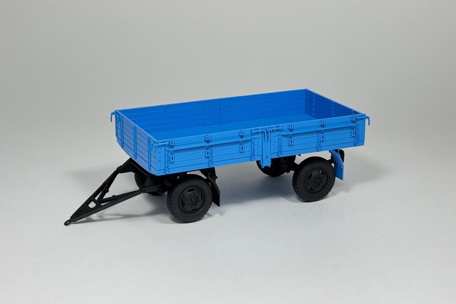 1:43 Прицеп ГКБ-817 обычные борта - синий - LR-430055