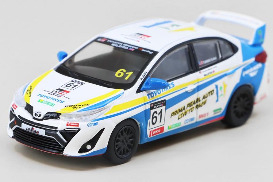 1:64 TOYOTA GR Vios Malaysia Season 4 T. Djan #61 с фигуркой - PR640008